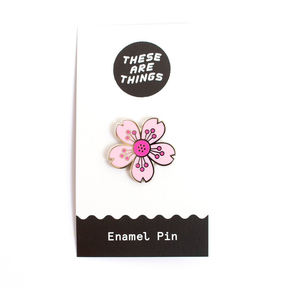 These are Things, Enamel Pin, Accessories, Women, Enamel, Cherry Blossom, 353170